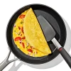 OXO Silicone Flexible Turner: Black Dishwasher-Safe Cooking Spatula, Stainless Steel Handle, 12" Length