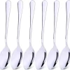 Table Spoon Cutlery Stainless Steel 6x Silver Table Spoons Dining