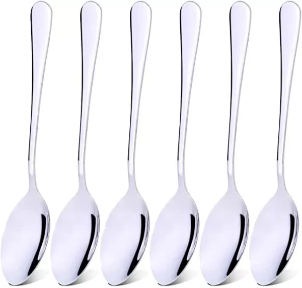 11 Table Spoon Cutlery Stainless Steel 6x Silver Table Spoons Dining