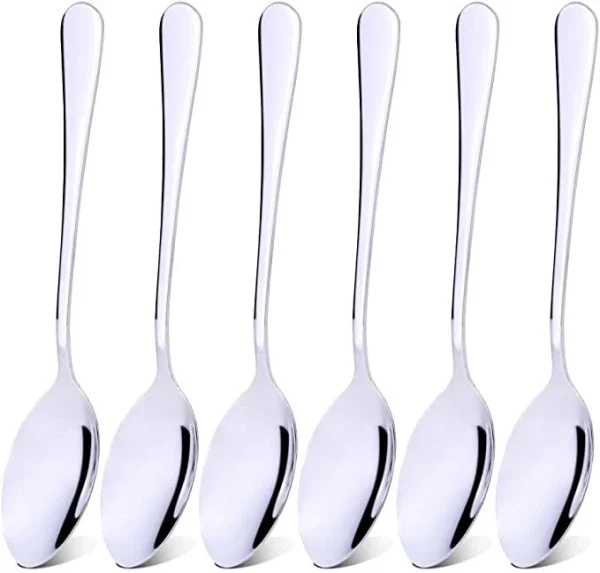 13 Table Spoon Cutlery Stainless Steel 6x Silver Table Spoons Dining