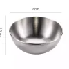 8Pcs Stainless Steel Sauce Dish Set – Mini Seasoning Bowls for Dipping & Serving