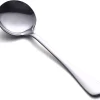 Soup Spoons 8-Piece Premium Stainless Steel Spoons round Spoons, Heavy-Weight