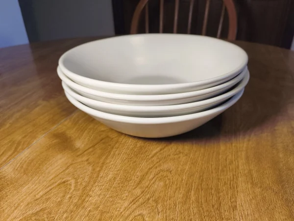 Dinner Bowl, Set Of 4, New, Custom 8.5" x 2.0" 32oz. Made In USA