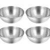 8Pcs Stainless Steel Sauce Dish Set – Mini Seasoning Bowls for Dipping & Serving